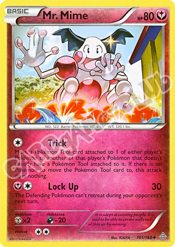 101 / 164 Mr. Mime non comune normale (EN) -NEAR MINT-