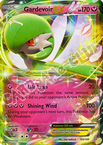 105 / 164 Gardevoir EX rara ex foil (EN) -NEAR MINT-