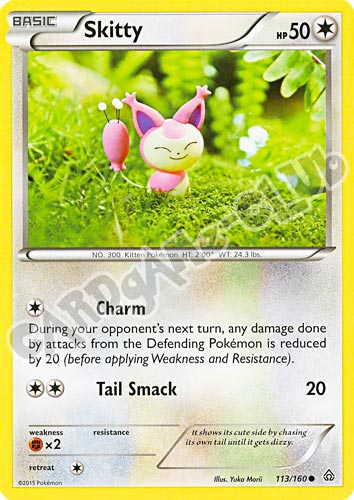 113 / 164 Skitty comune normale (EN) -NEAR MINT-
