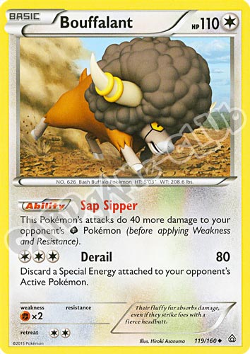 119 / 164 Bouffalant non comune normale (EN) -NEAR MINT-