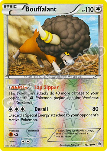 119 / 164 Bouffalant non comune foil reverse (EN) -NEAR MINT-