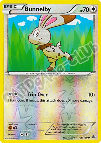 120 / 164 Bunnelby comune foil reverse (EN) -NEAR MINT-