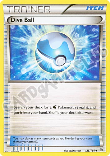 125 / 164 Dive Ball non comune normale (EN) -NEAR MINT-
