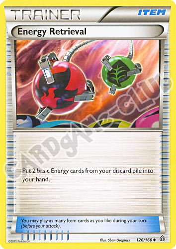 126 / 164 Energy Retrieval non comune normale (EN) -NEAR MINT-