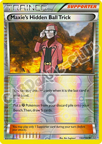 133 / 164 Maxie's Hidden Ball Trick non comune foil reverse (EN) -NEAR MINT-