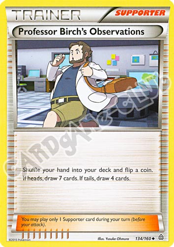 134 / 164 Professor Birch's Observations non comune normale (EN) -NEAR MINT-