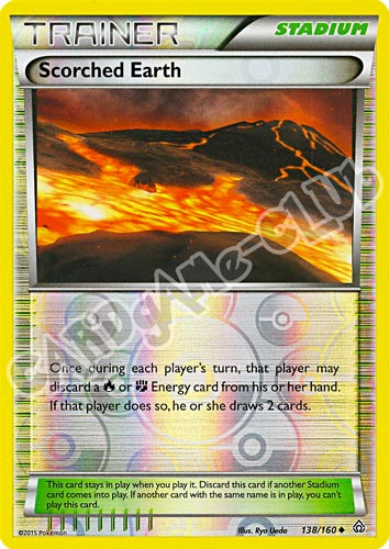 138 / 164 Scorched Earth non comune foil reverse (EN) -NEAR MINT-