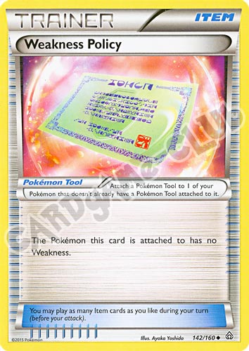 142 / 164 Weakness Policy non comune normale (EN) -NEAR MINT-