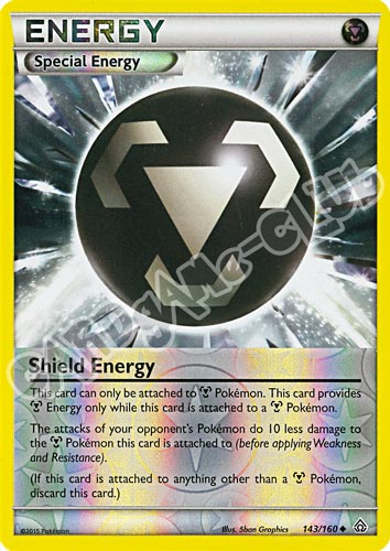 143 / 164 Shield Energy non comune foil reverse (EN) -NEAR MINT-