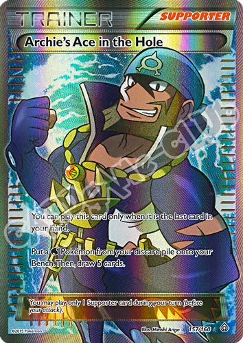 157 / 164 Archie's Ace in the Hole rara segreta foil (EN) -NEAR MINT-