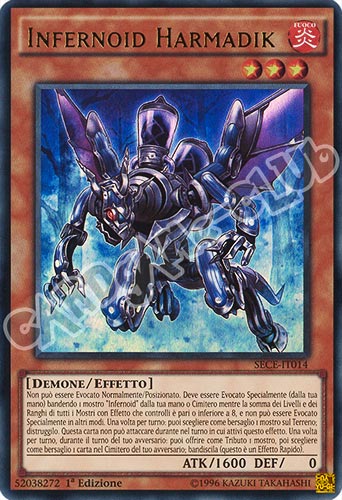 SECE-IT014 Infernoid Harmadik ultra rara 1a edizione (IT) -NEAR MINT-