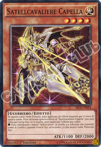 SECE-IT024 Satellcavaliere Capella comune 1a edizione (IT) -NEAR MINT-