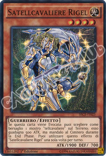 SECE-IT025 Satellcavaliere Rigel super rara 1a edizione (IT) -NEAR MINT-