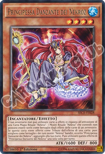 SECE-IT028 Principessa Danzante dei Nekroz rara 1a edizione (IT) -NEAR MINT-