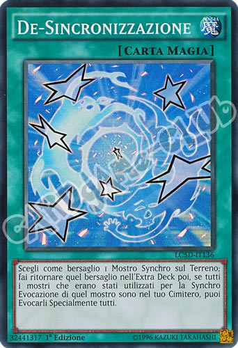 LC5D-IT136 De-Sincronizzazione super rara 1a Edizione (IT) -NEAR MINT-