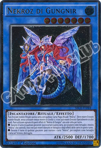 SECE-IT044 Nekroz di Gungnir rara ultimate 1a edizione (IT) -NEAR MINT-