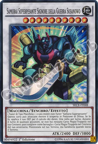 SECE-IT048 Samurai Superpesante Signore della Guerra Susanowo super rara 1a edizione (IT) -NEAR MINT-