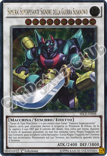 SECE-IT048 Samurai Superpesante Signore della Guerra Susanowo rara ultimate 1a edizione (IT) -NEAR MINT-