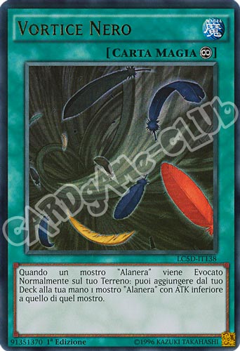 LC5D-IT138 Vortice Nero ultra rara 1a Edizione (IT) -NEAR MINT-