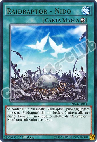 SECE-IT054 Raidraptor - Nido rara 1a edizione (IT)  -GOOD-