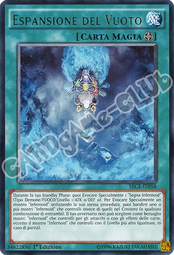 SECE-IT058 Espansione del Vuoto rara 1a edizione (IT) -NEAR MINT-