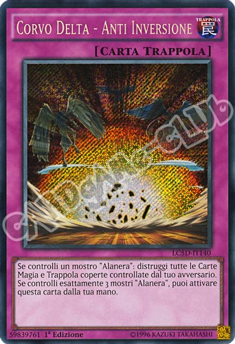 LC5D-IT140 Corvo Delta - Anti Inversione rara segreta 1a Edizione (IT) -NEAR MINT-