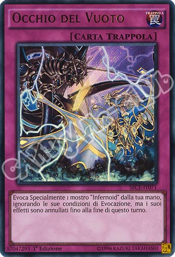 SECE-IT071 Occhio del Vuoto ultra rara 1a edizione (IT) -NEAR MINT-