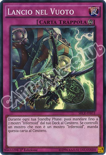 SECE-IT072 Lancio nel Vuoto super rara 1a edizione (IT) -NEAR MINT-