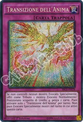 SECE-IT078 Transizione dell'Anima rara segreta 1a edizione (IT) -NEAR MINT-