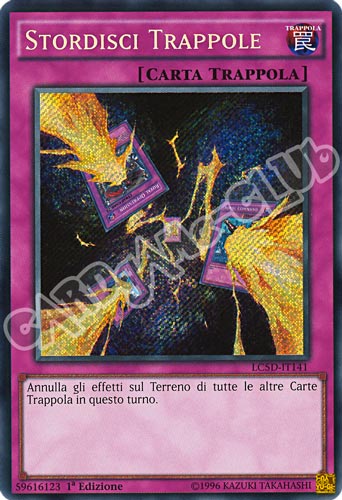 LC5D-IT141 Stordisci Trappole rara segreta 1a Edizione (IT) -NEAR MINT-
