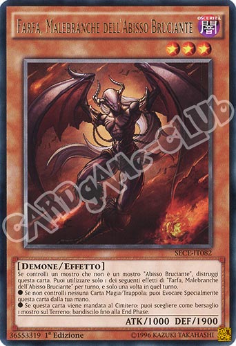 SECE-IT082 Farfa, Malebranche dell'Abisso Bruciante rara 1a edizione (IT) -NEAR MINT-