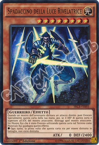 SECE-IT095 Spadaccino della Luce Rivelatrice ultra rara 1a edizione (IT) -NEAR MINT-