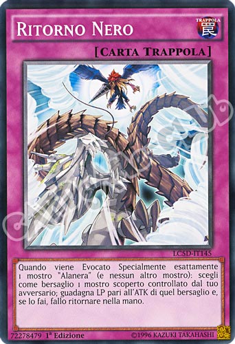 LC5D-IT145 Ritorno Nero comune 1a Edizione (IT) -NEAR MINT-