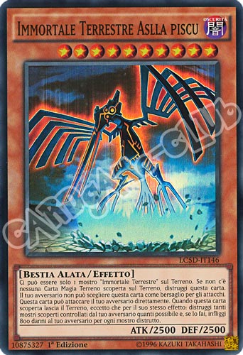 LC5D-IT146 Immortale Terrestre Aslla Piscu super rara 1a Edizione (IT) -NEAR MINT-