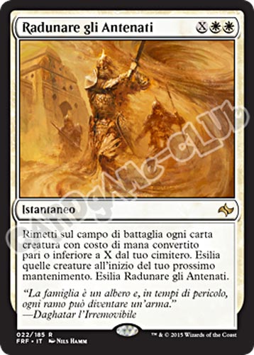 022 / 185 Radunare gli Antenati rara (IT)