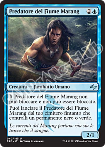 040 / 185 Predatore del Fiume Marang non comune (IT)