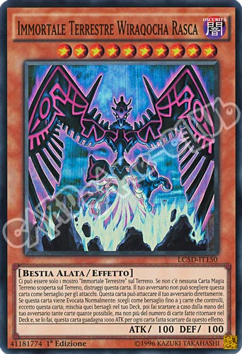 LC5D-IT150 Immortale Terrestre Wiraqocha Rasca super rara 1a Edizione (IT) -NEAR MINT-