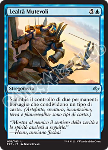 051 / 185 Lealta' Mutevoli non comune (IT)