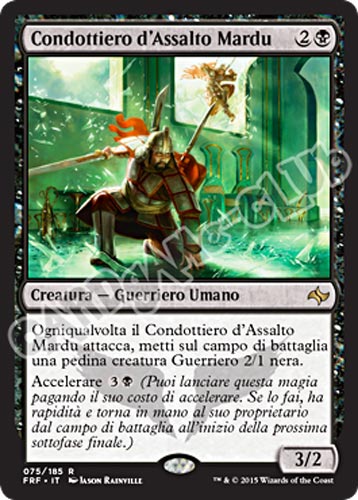 075 / 185 Condottiero d'Assalto Mardu rara (IT)