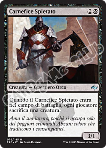 076 / 185 Carnefice Spietato non comune (IT)