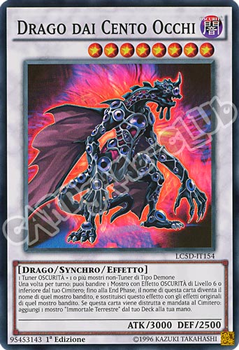 LC5D-IT154 Drago dai Cento Occhi super rara 1a Edizione (IT) -NEAR MINT-