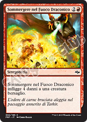 092 / 185 Sommergere nel Fuoco Draconico comune (IT)