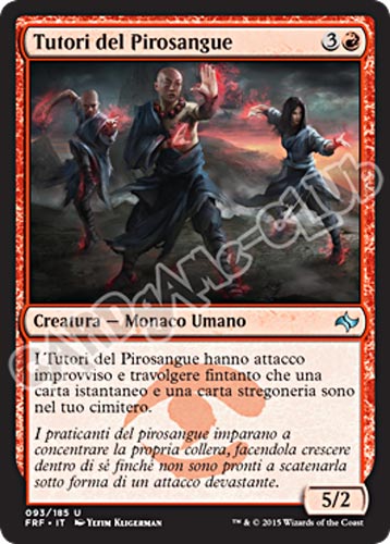 093 / 185 Tutori del Pirosangue non comune (IT)