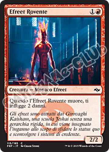 115 / 185 Efreet Rovente comune (IT)