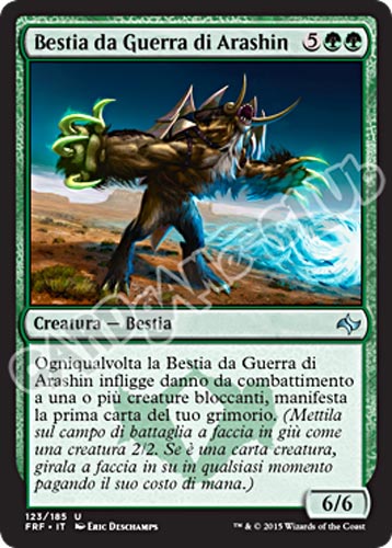 123 / 185 Bestia da Guerra di Arashin non comune (IT)