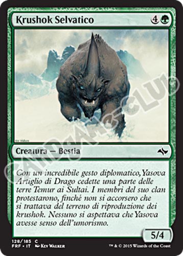 128 / 185 Krushok Selvatico comune (IT)