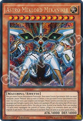 LC5D-IT161 Astro Meklord Mekanikle rara segreta 1a Edizione (IT) -NEAR MINT-