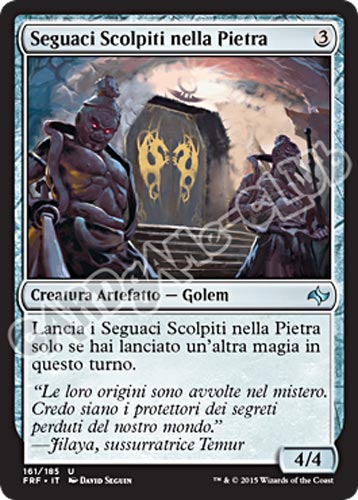 161 / 185 Seguaci Scolpiti nella Pietra non comune (IT)