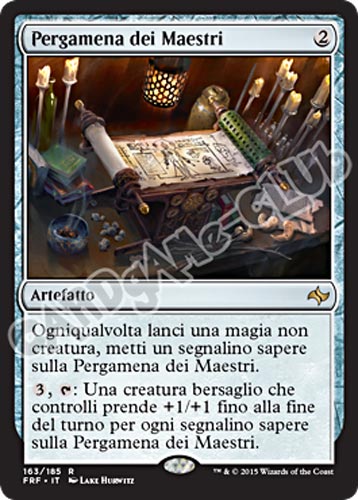 163 / 185 Pergamena dei Maestri rara (IT)