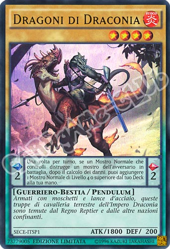 SECE-ITSP1 Dragoni di Draconia ultra rara Edizione Limitata (IT)